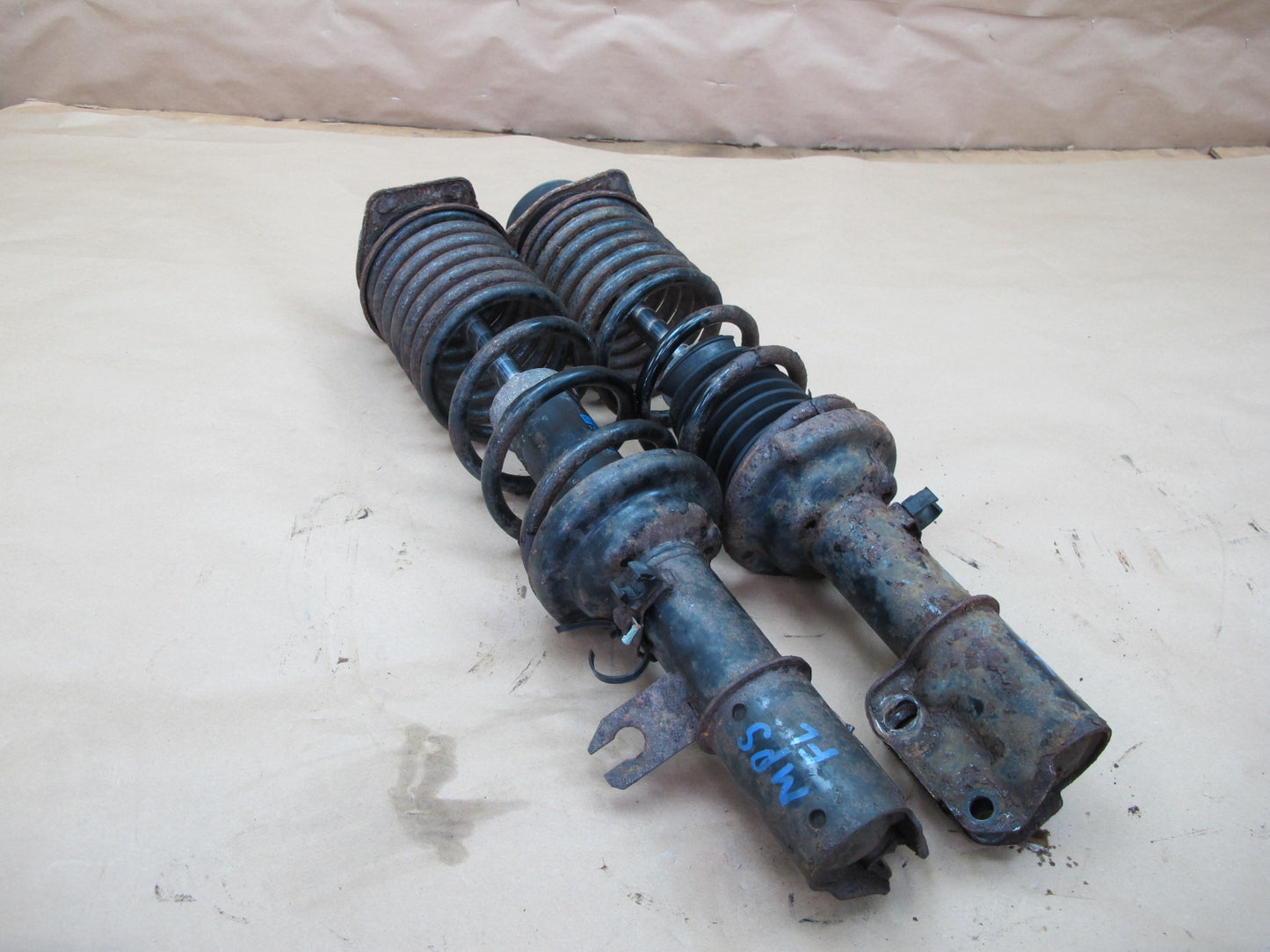 87-88 Porsche 944 NON Turbo Set of 2 Sachs Front Strut Shock Absorber