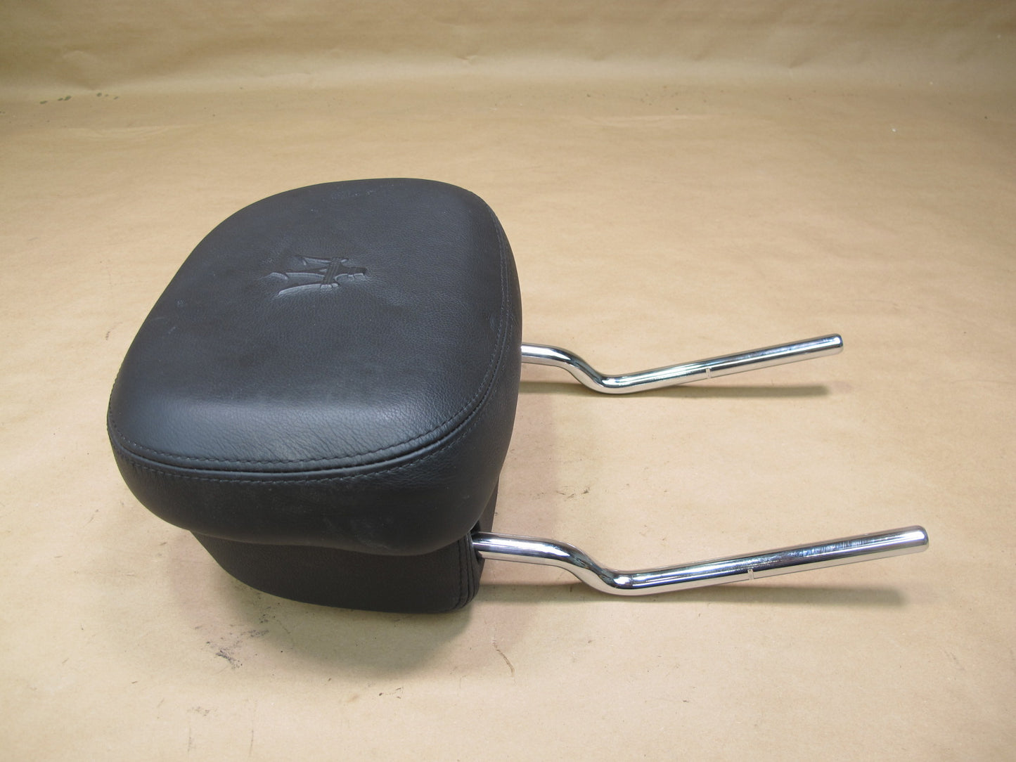 14-17 Maserati Ghibli M157 Front Left Driver Seat Leather Headrest Black OEM