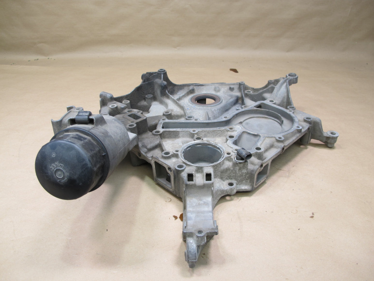 04-08 Chrysler Crossfire 3.2L Engine Motor Timing Cover Oil Filter Housing OEM