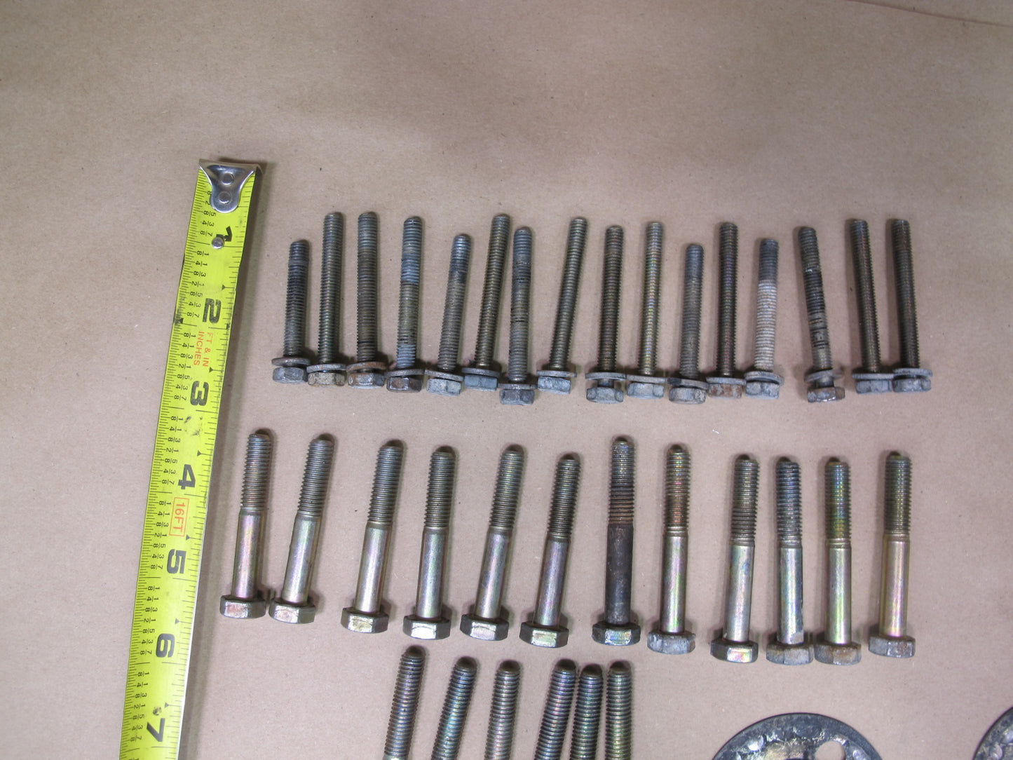 84-91 Porsche 944 2.5L M44.07 Engine Motor Block Cylinder Bolt Set OEM