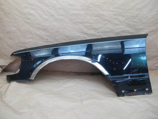 86-91 Mercedes W126 Front Left Fender Shell Cover Panel Black OEM