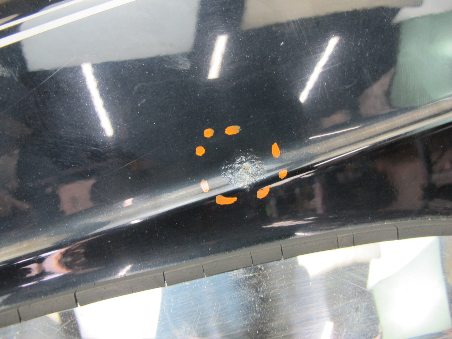 86-91 Mercedes W126 Front Left Fender Shell Cover Panel Black OEM