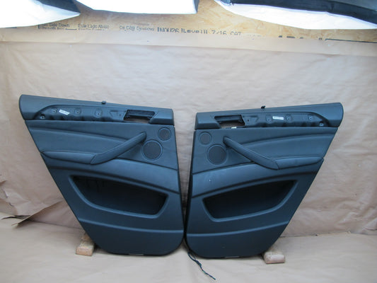 2008-2014 BMW E71 E72 X6  Rear Left Right Door Interior Trim Cover Panel Set