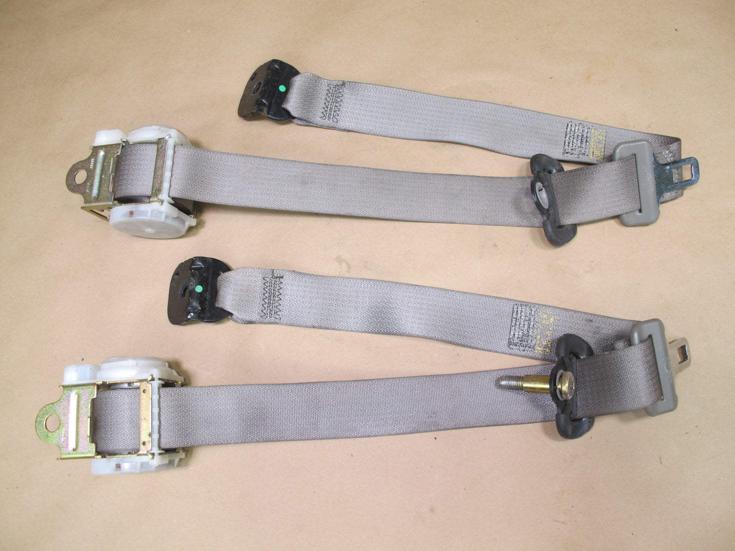 03-07 HUMMER H2 REAR LEFT & RIGHT SIDE SEATBELT RETRACTOR SET OEM