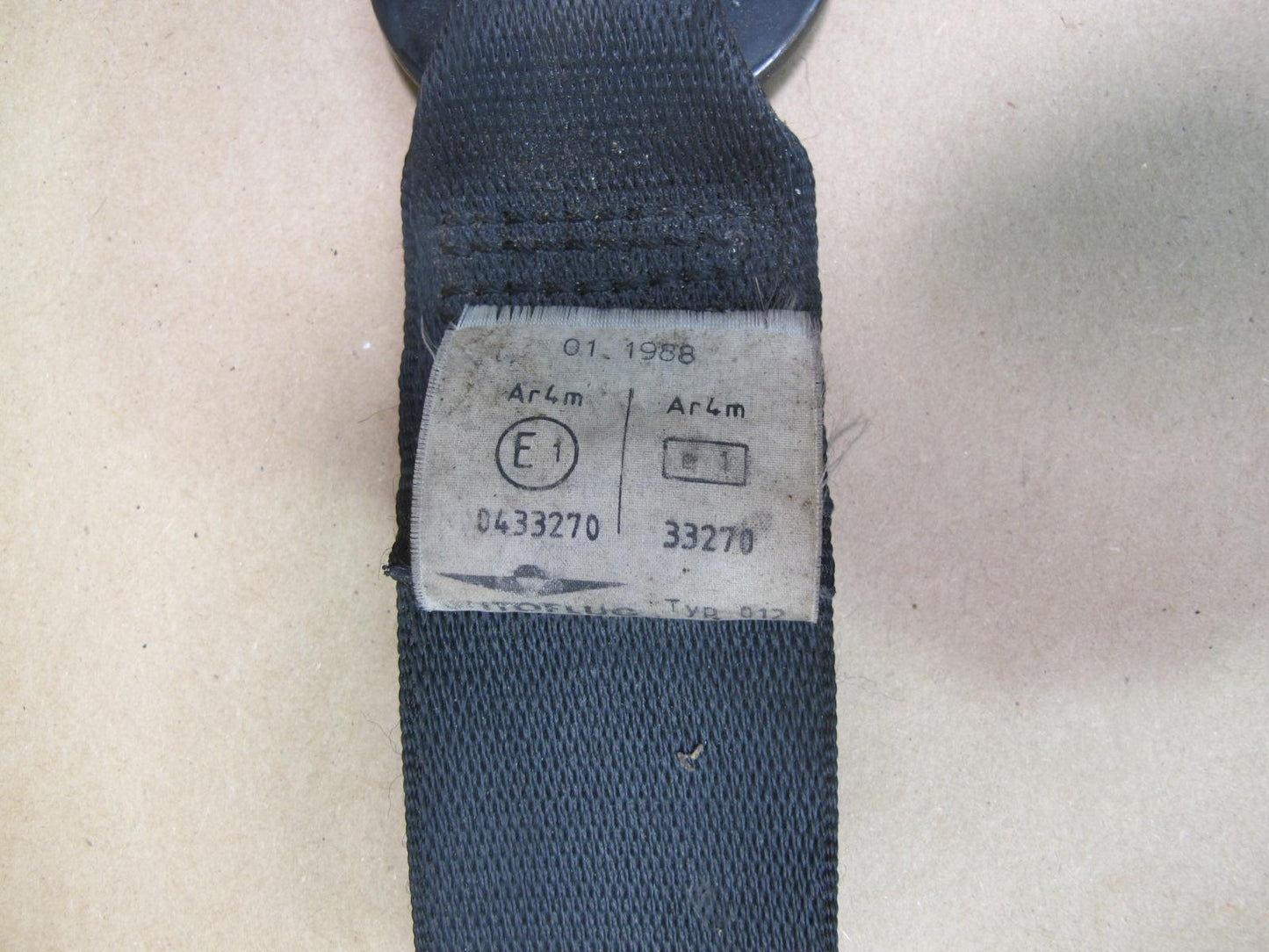 87-91 BMW E30 CONVERTIBLE FRONT LEFT & RIGHT SIDE SEATBELT RETRACTOR SET OEM