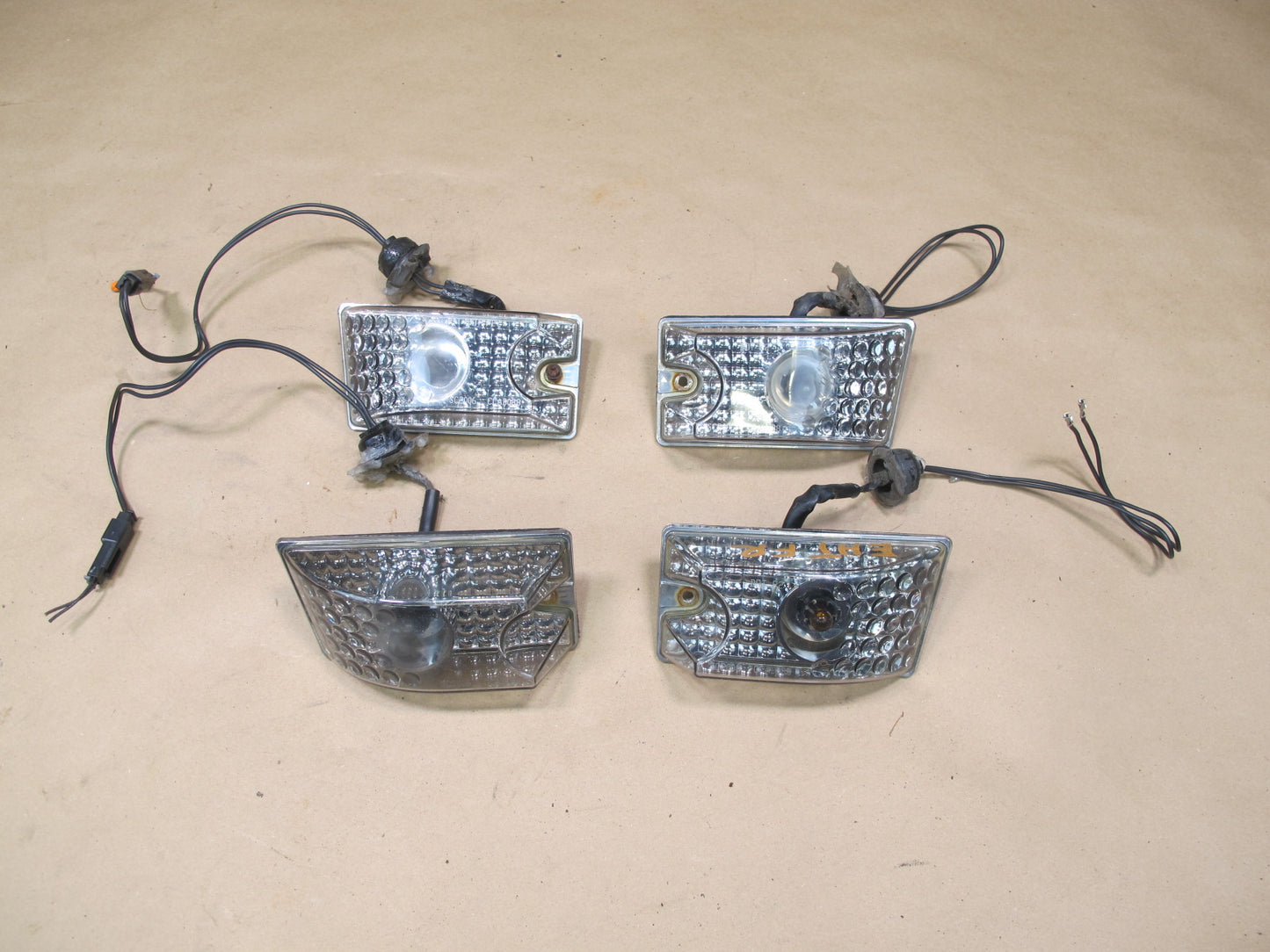 2003-2009 Hummer H2 Aftermarket Roof Clearance Marker Light Lamp Set of 4