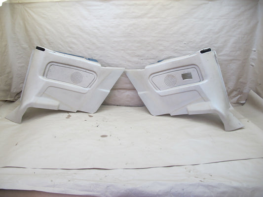 87-91 BMW E30 Convertible Set of 2 Rear Quarter Interior Trim Cover Panel OEM