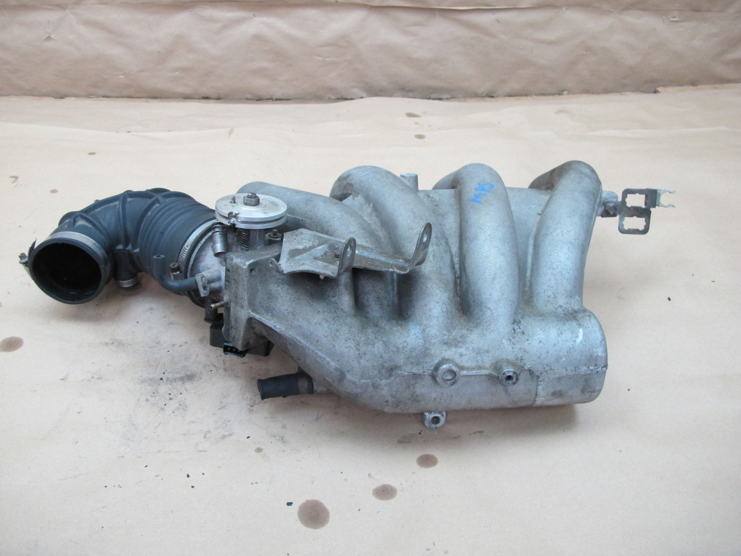 85-87 Porsche 944 2.5L M44.07 Engine Air Intake Manifold w Throttle Body OEM