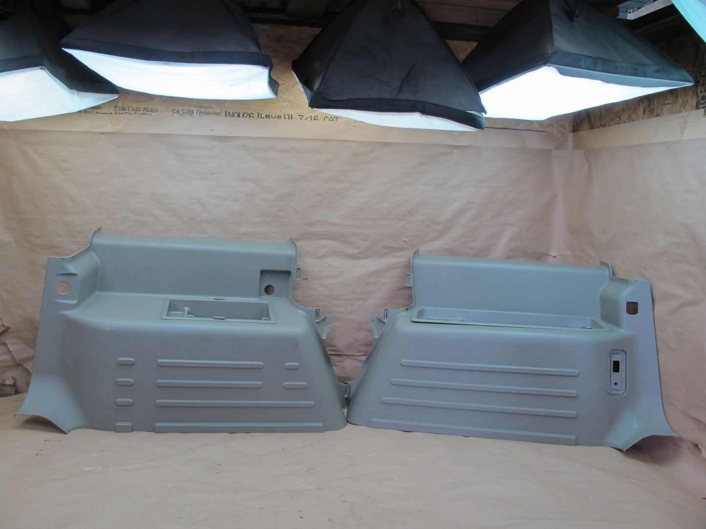 2003-2007 Hummer H2 Rear Left & Right Trunk Quarter Trim Cover Panel Set of 2