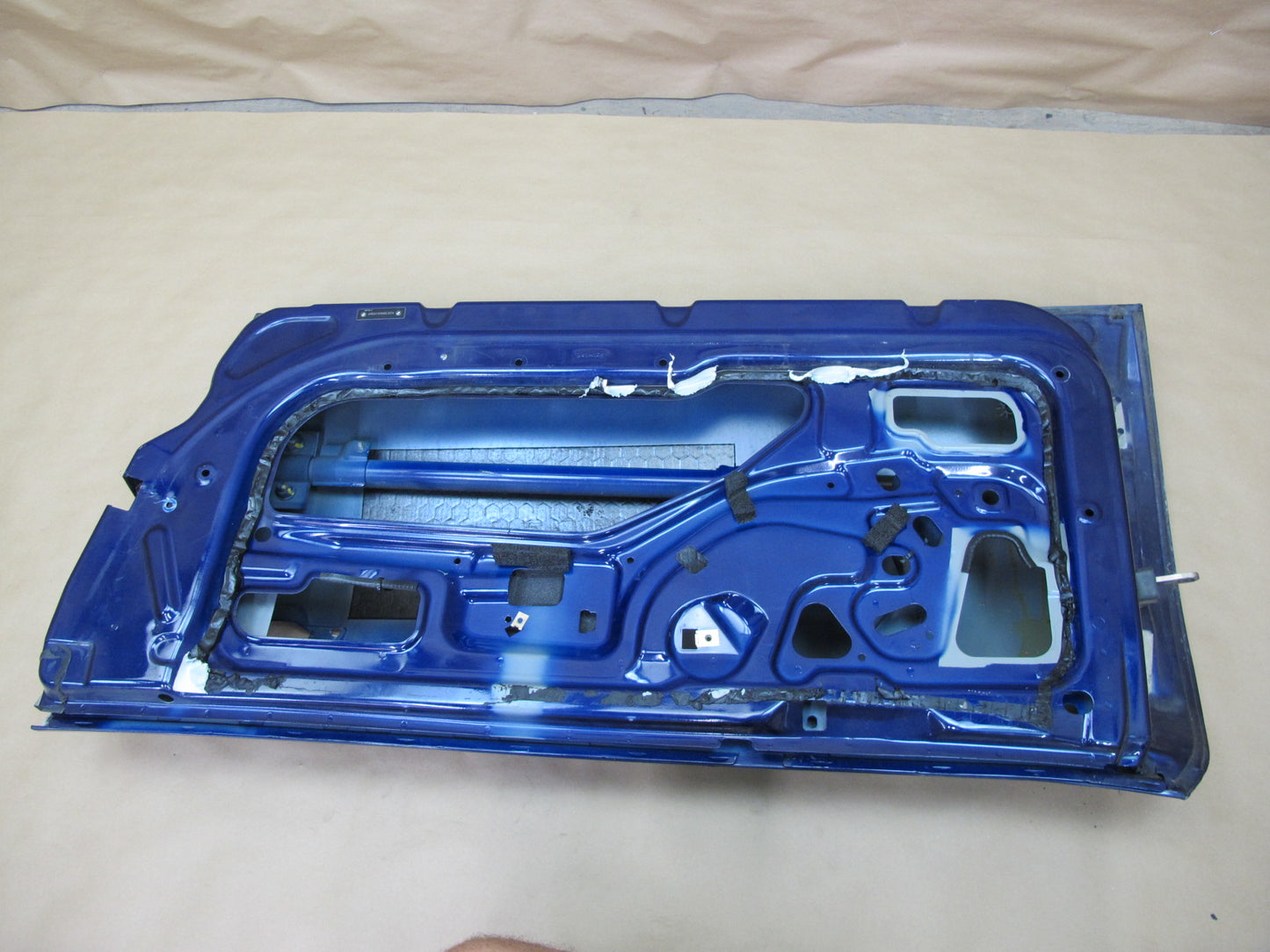 98-02 BMW E36/7 Z3 Right Passenger Side Door Shell Panel Blue OEM