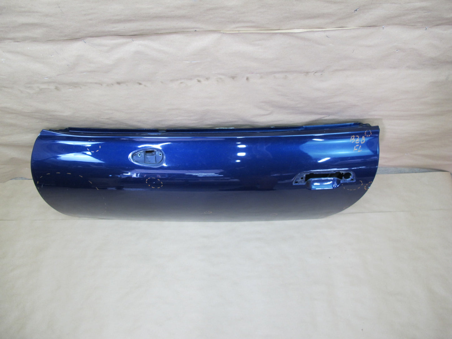 98-02 BMW E36/7 Z3 Left Driver Side Door Shell Panel Blue OEM