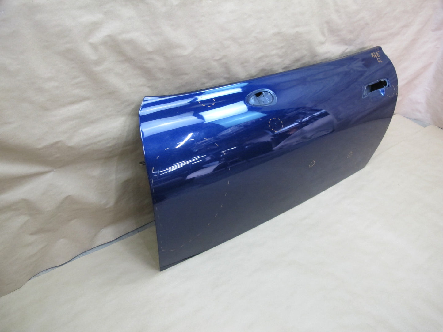 98-02 BMW E36/7 Z3 Left Driver Side Door Shell Panel Blue OEM