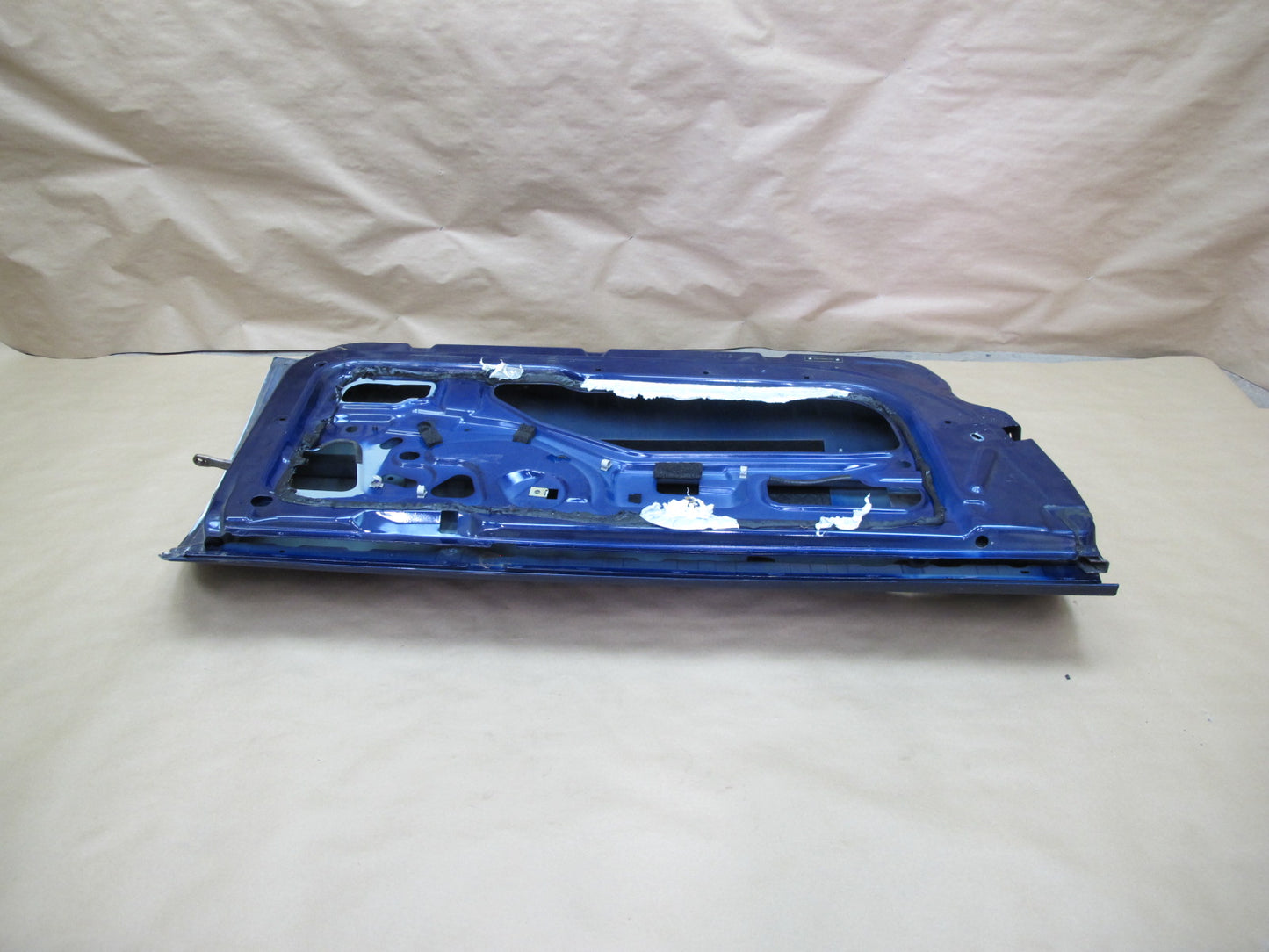 98-02 BMW E36/7 Z3 Left Driver Side Door Shell Panel Blue OEM