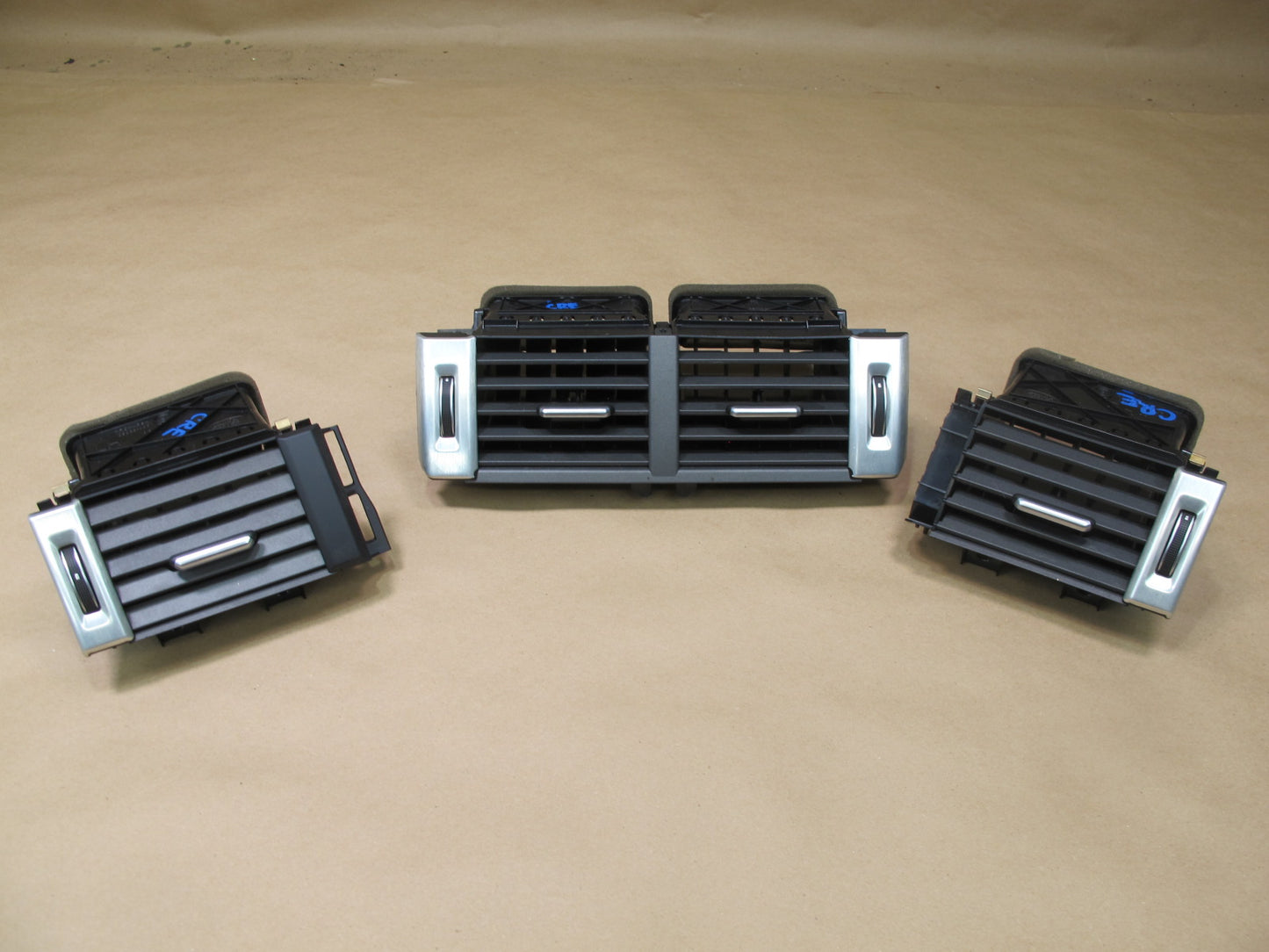 12-15 Range Rover Evoque L538 Set of 3 Dash Left Center Right Air Vent OEM