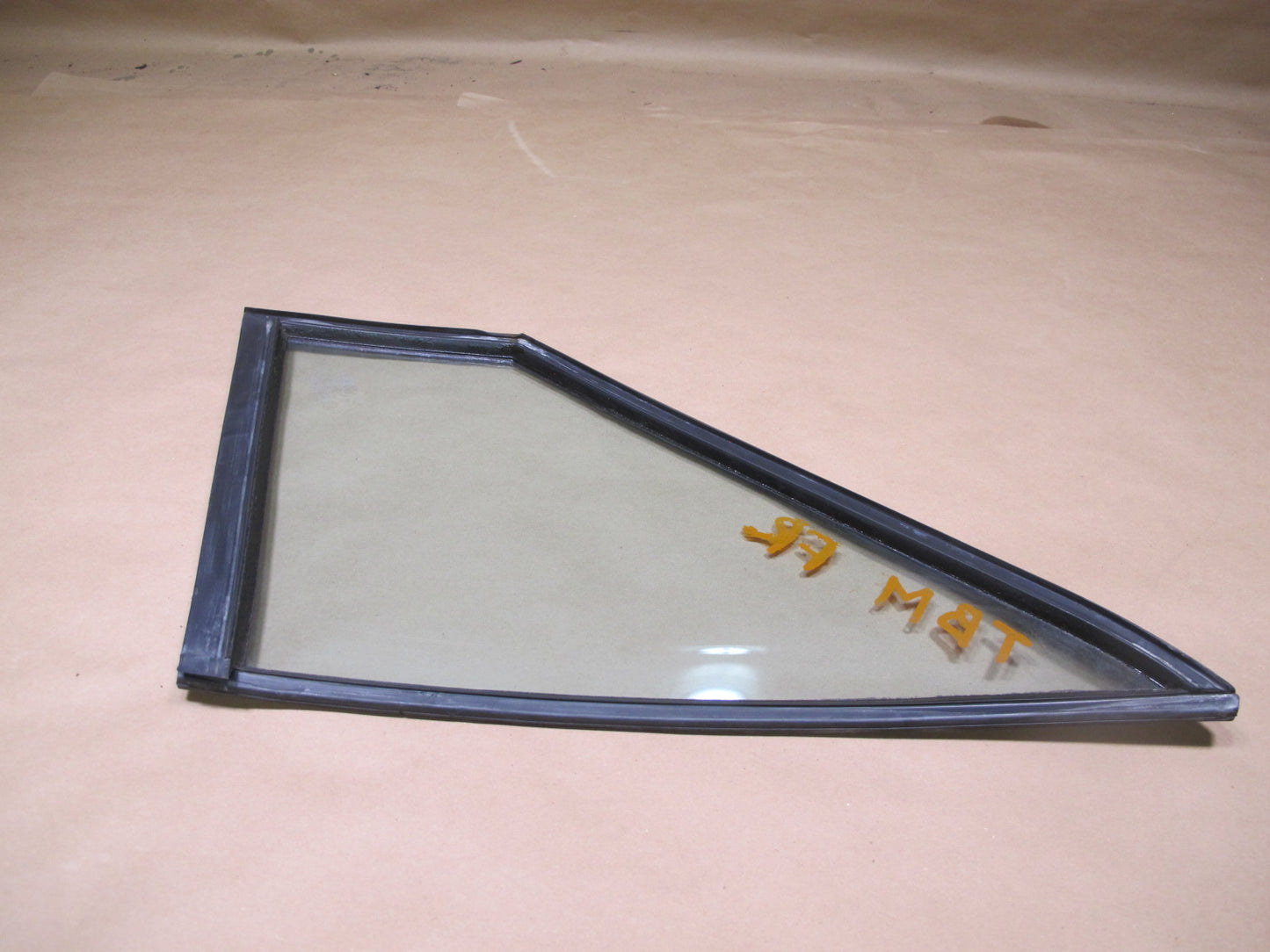 87-91 BMW E30 3-SERIES Convertible Right Door Fixed Corner Glass Window OEM