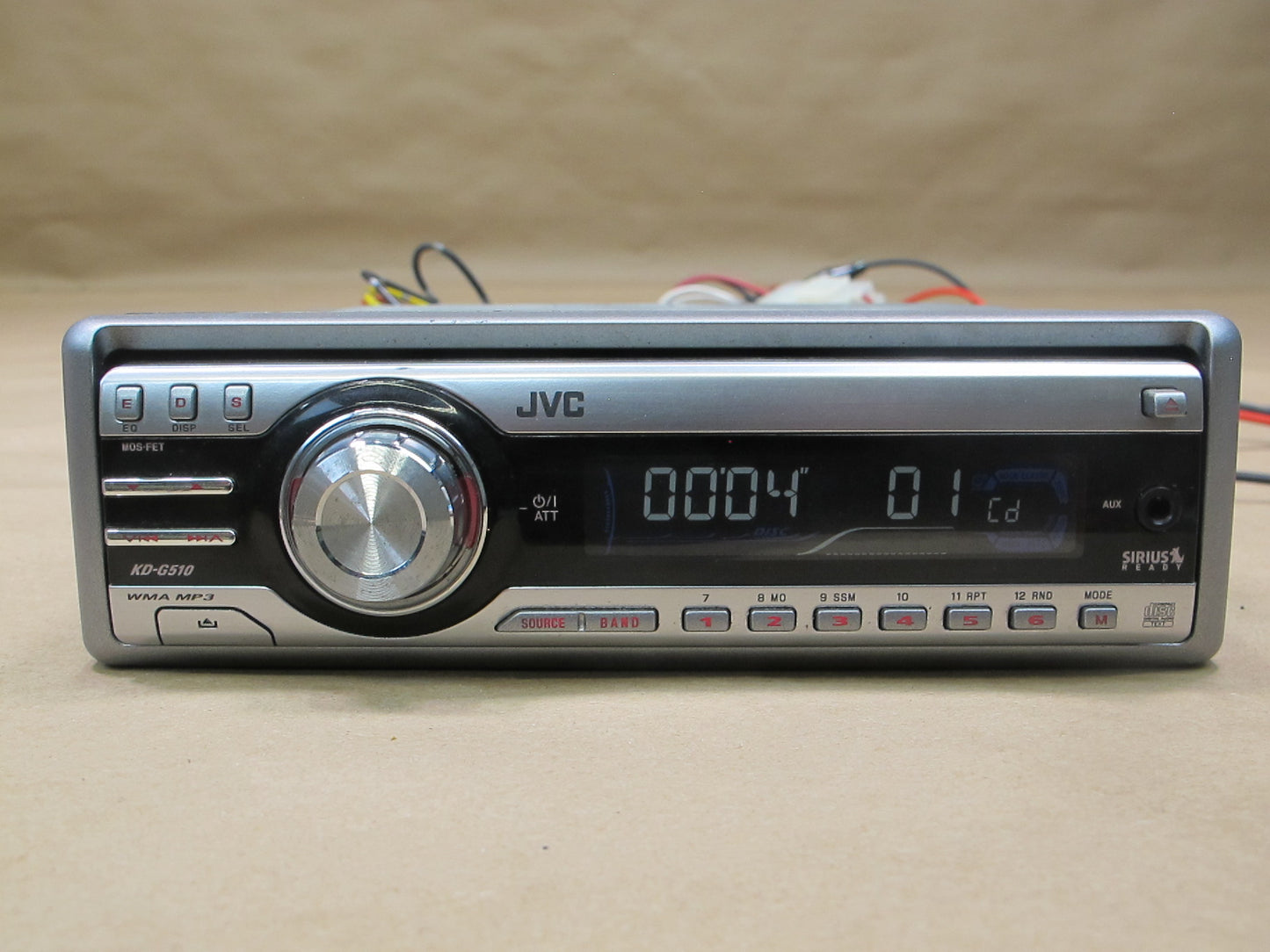 JVC KD-G510 Car Stereo Head Unit Fm/am Radio CD AUX