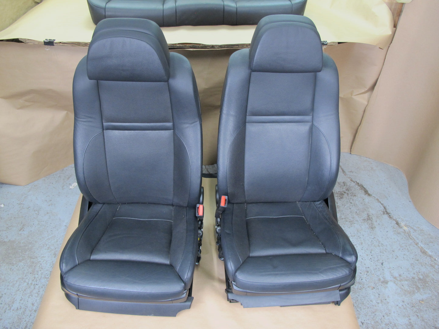 2011-2014 BMW E71 E72 X6 Front Rear Sport Comfort Heated Leather Seat Black Set