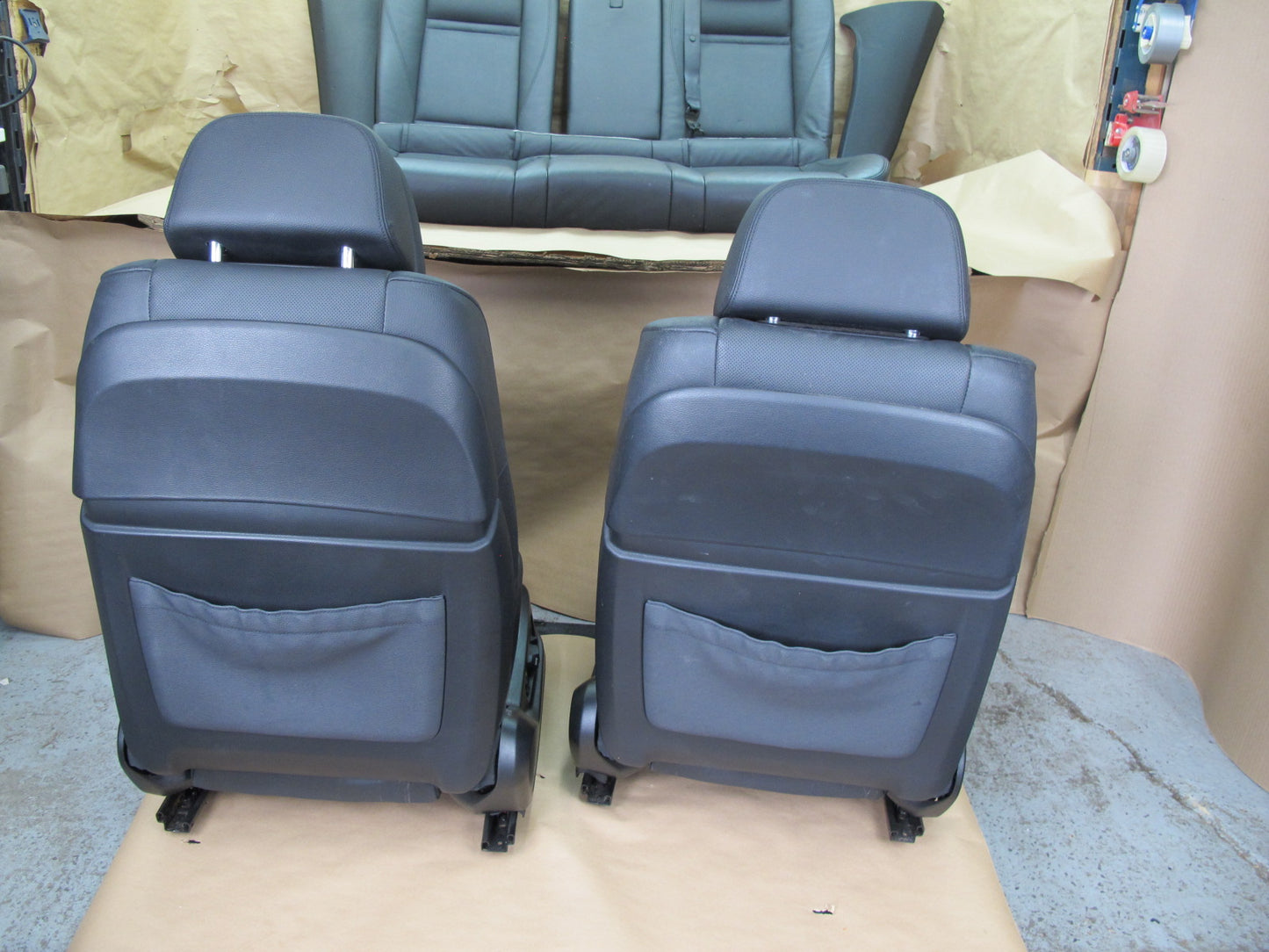 2011-2014 BMW E71 E72 X6 Front Rear Sport Comfort Heated Leather Seat Black Set