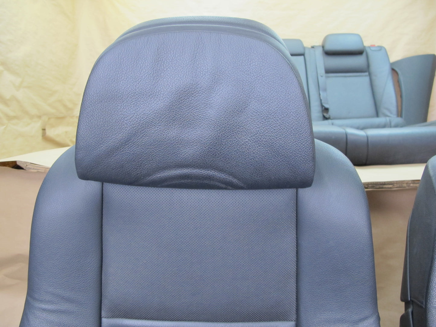 2011-2014 BMW E71 E72 X6 Front Rear Sport Comfort Heated Leather Seat Black Set