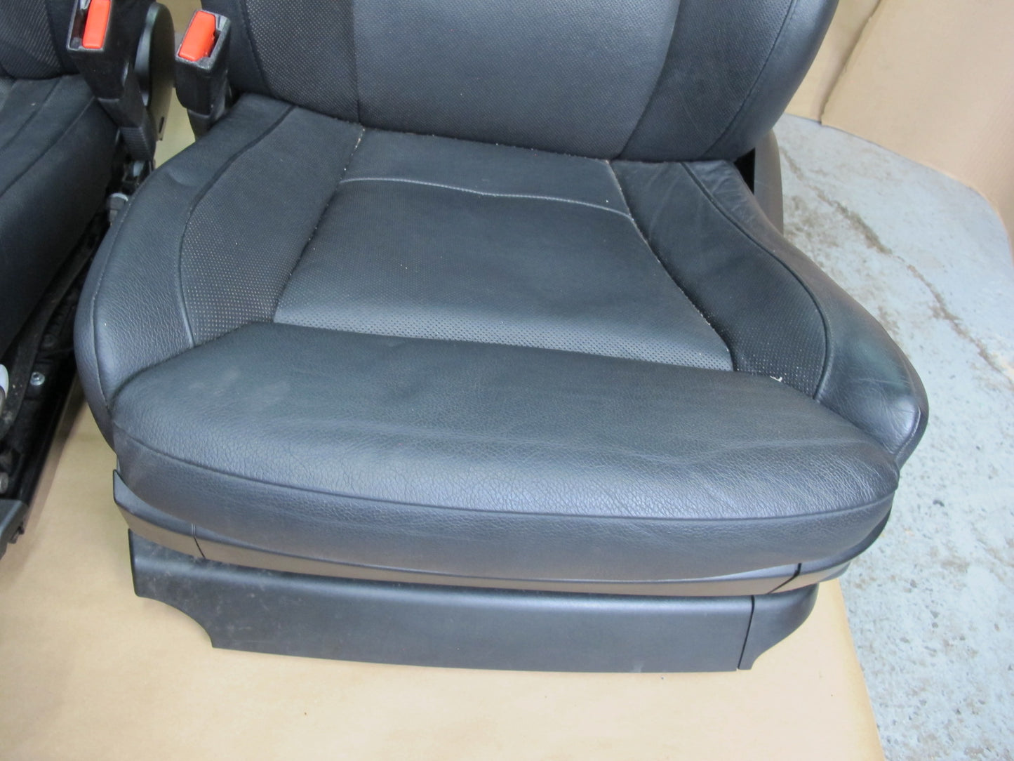2011-2014 BMW E71 E72 X6 Front Rear Sport Comfort Heated Leather Seat Black Set