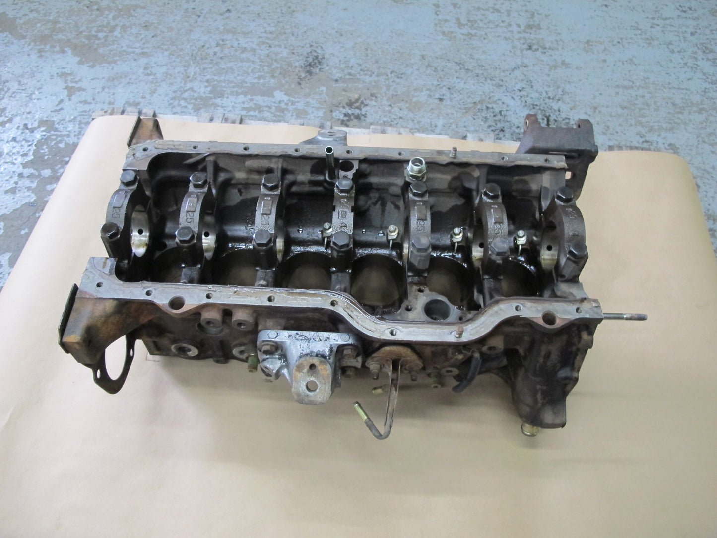 87-88 Toyota Supra MA71 7MGTE Turbo Engine Motor Cylinder Block 139k Miles OEM