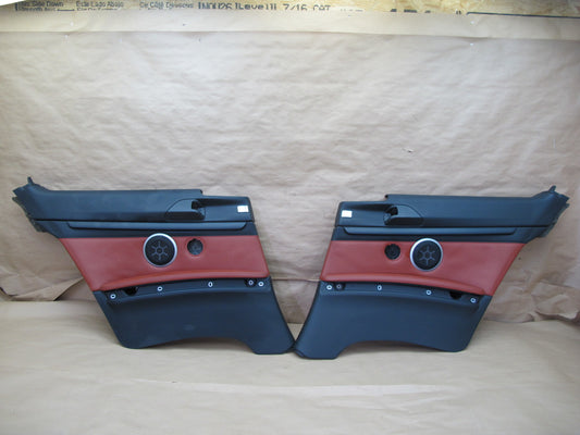 08-13 BMW E92 M3 Coupe Set of 2 Rear Quarter Interior Trim Panel OEM