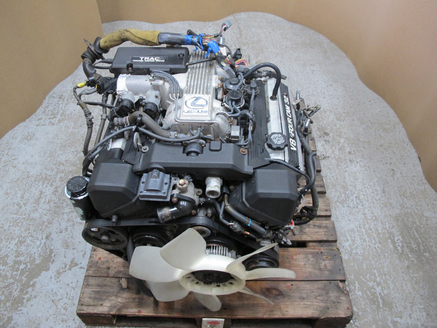 90-94 Lexus UCF10 LS400 4.0L 1UZFE RWD Engine Motor w A/T Transmission 30-41LE