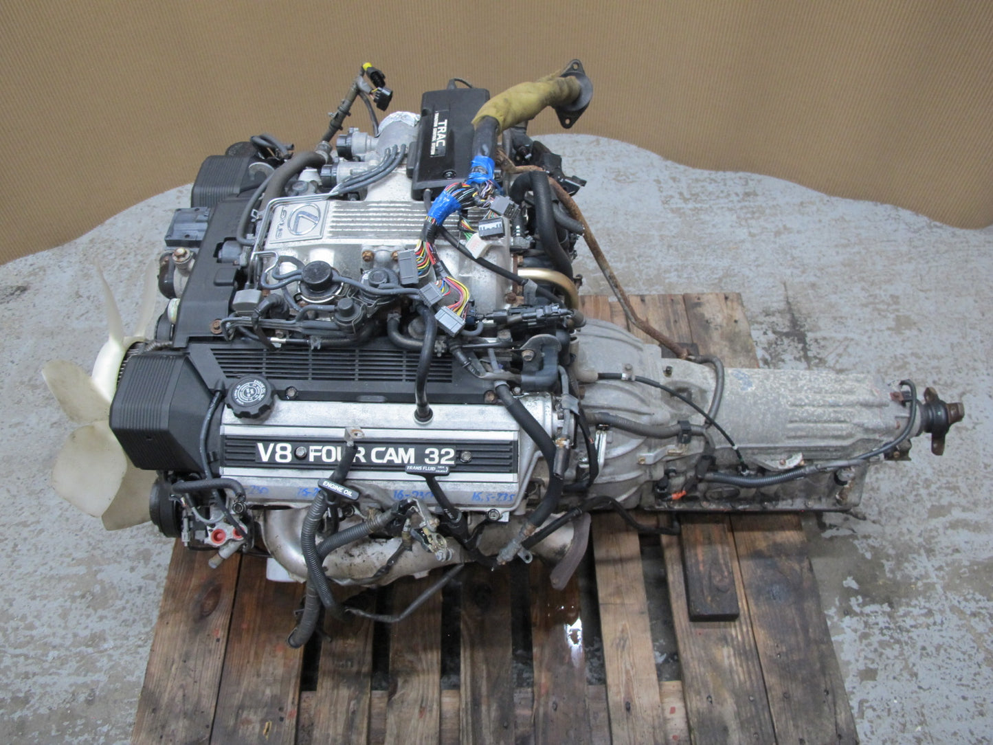 90-94 Lexus UCF10 LS400 4.0L 1UZFE RWD Engine Motor w A/T Transmission 30-41LE