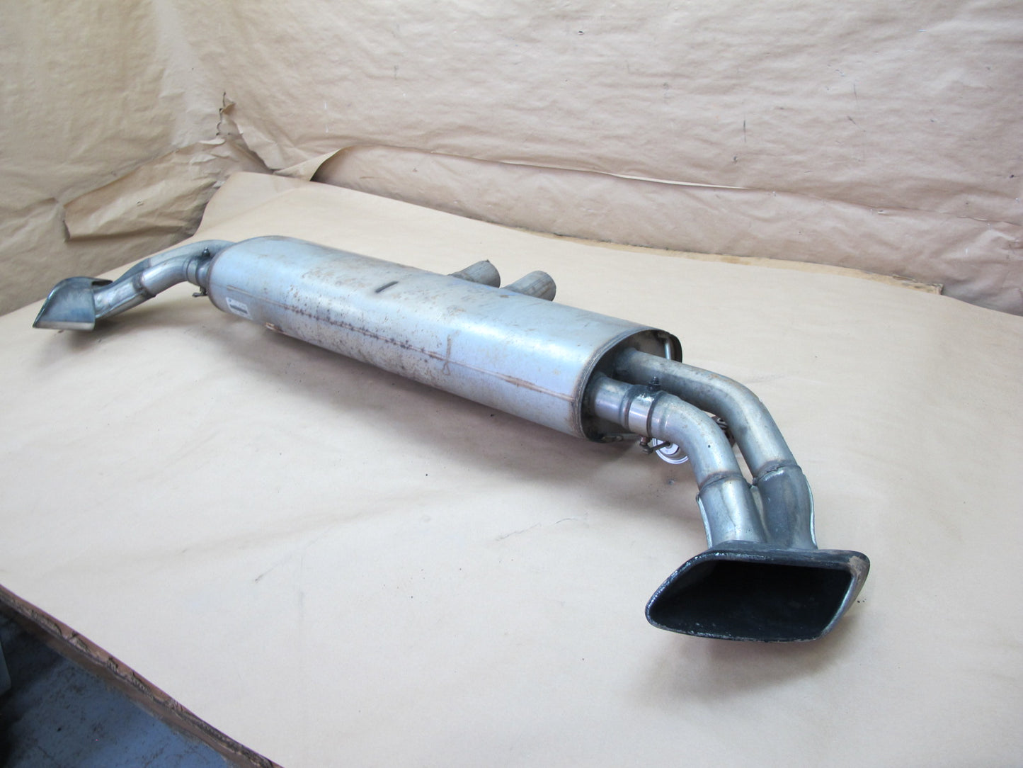 2008-2014 BMW E71 X6 N63 Rear Exhaust Muffler w Tips