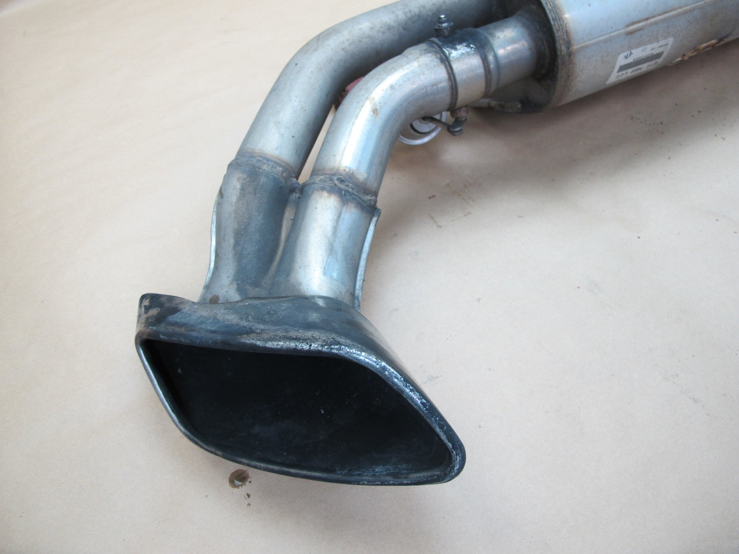 2008-2014 BMW E71 X6 N63 Rear Exhaust Muffler w Tips