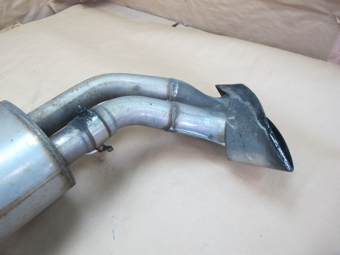 2008-2014 BMW E71 X6 N63 Rear Exhaust Muffler w Tips