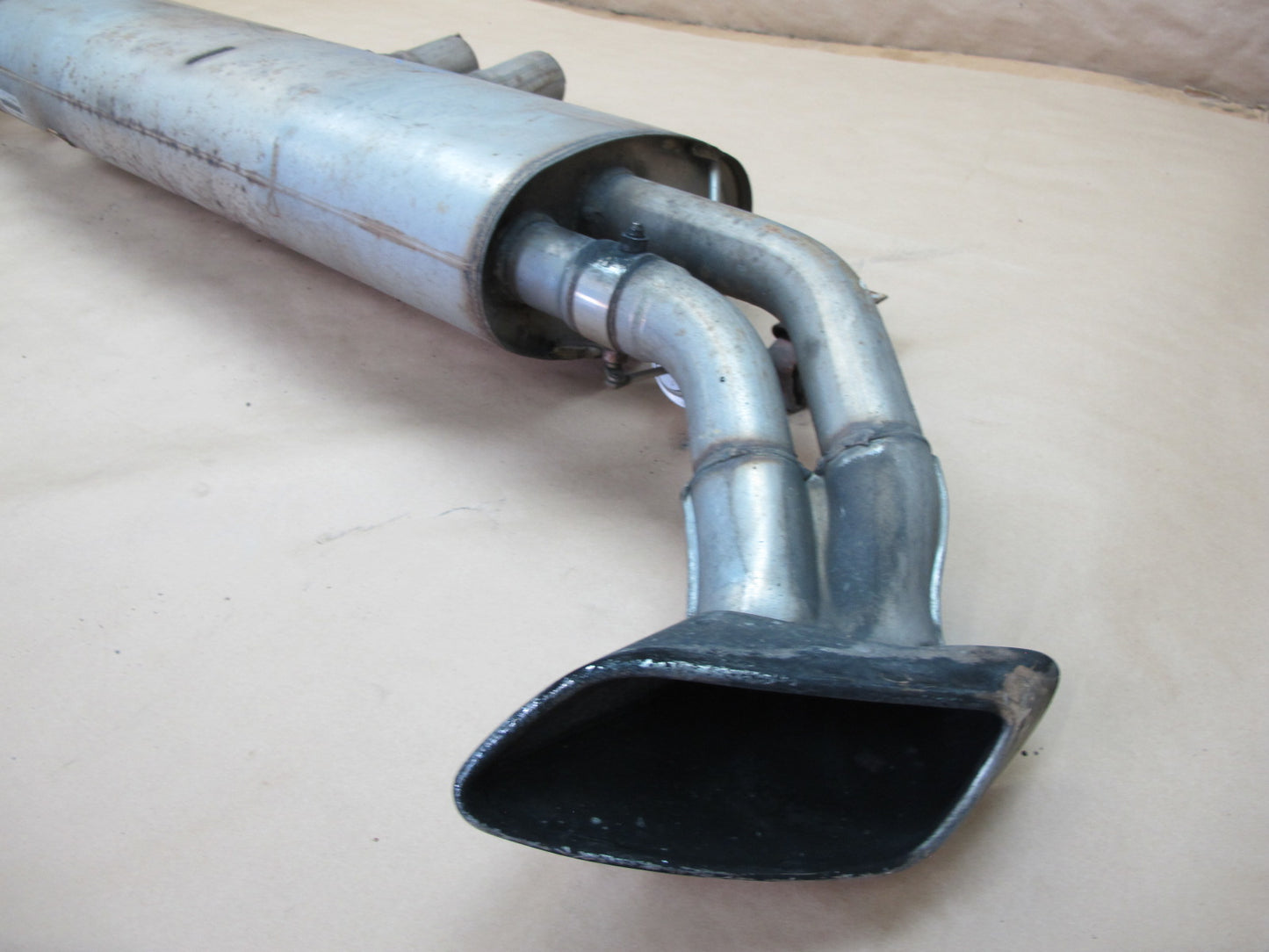 2008-2014 BMW E71 X6 N63 Rear Exhaust Muffler w Tips