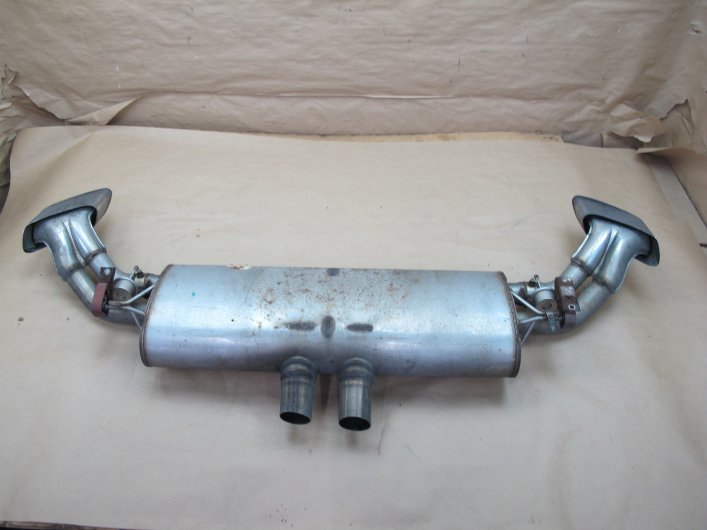 2008-2014 BMW E71 X6 N63 Rear Exhaust Muffler w Tips