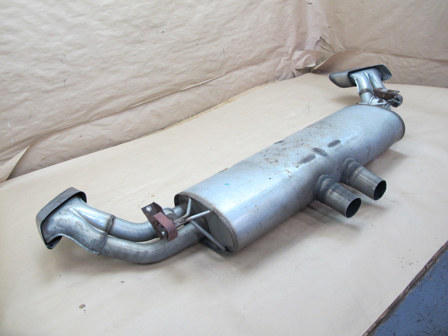 2008-2014 BMW E71 X6 N63 Rear Exhaust Muffler w Tips