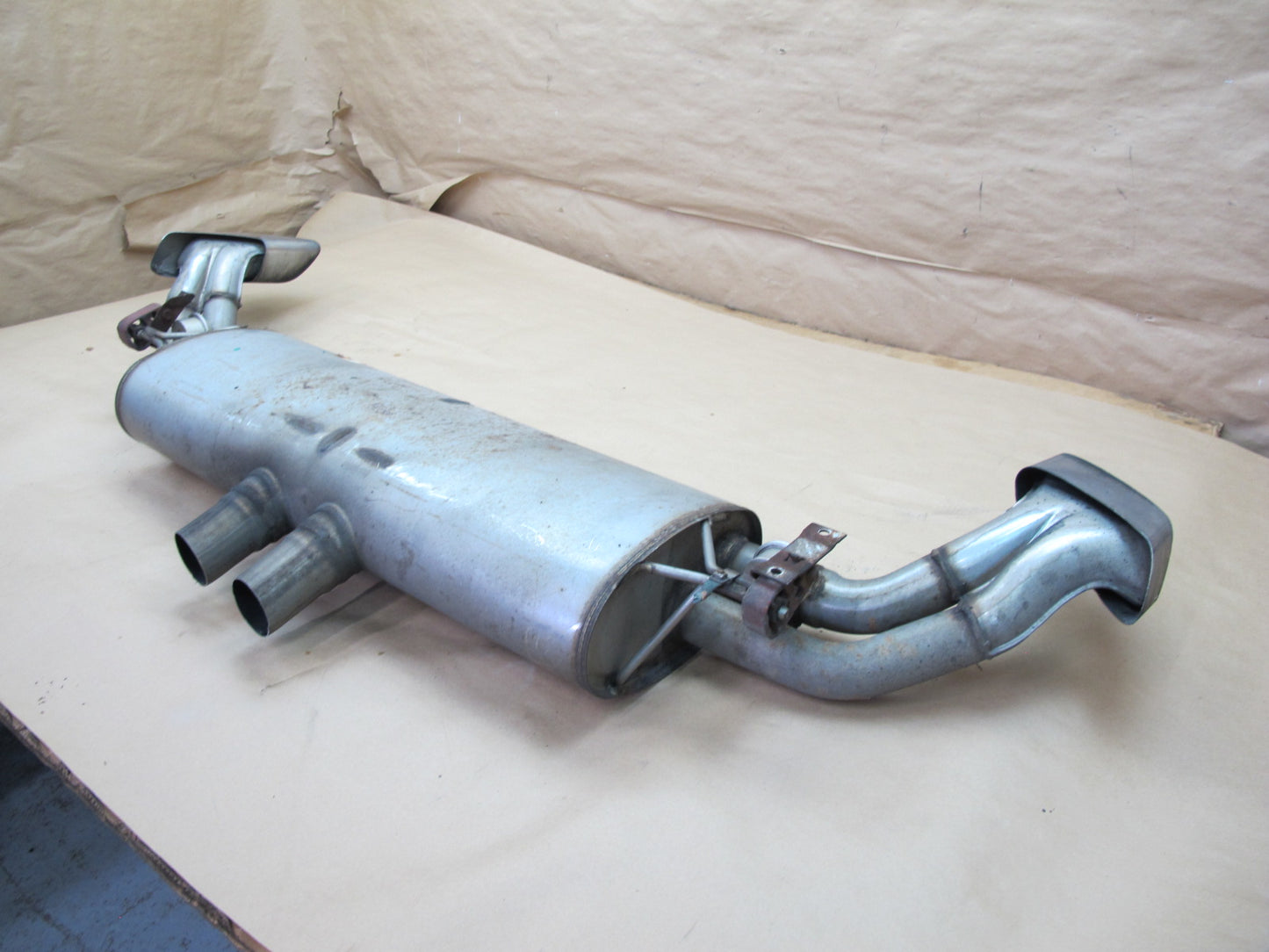 2008-2014 BMW E71 X6 N63 Rear Exhaust Muffler w Tips
