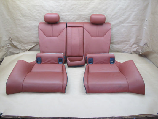 08-13 BMW E92 M3 Coupe Rear Leather Seat Upper & Lower Cushion Set OEM