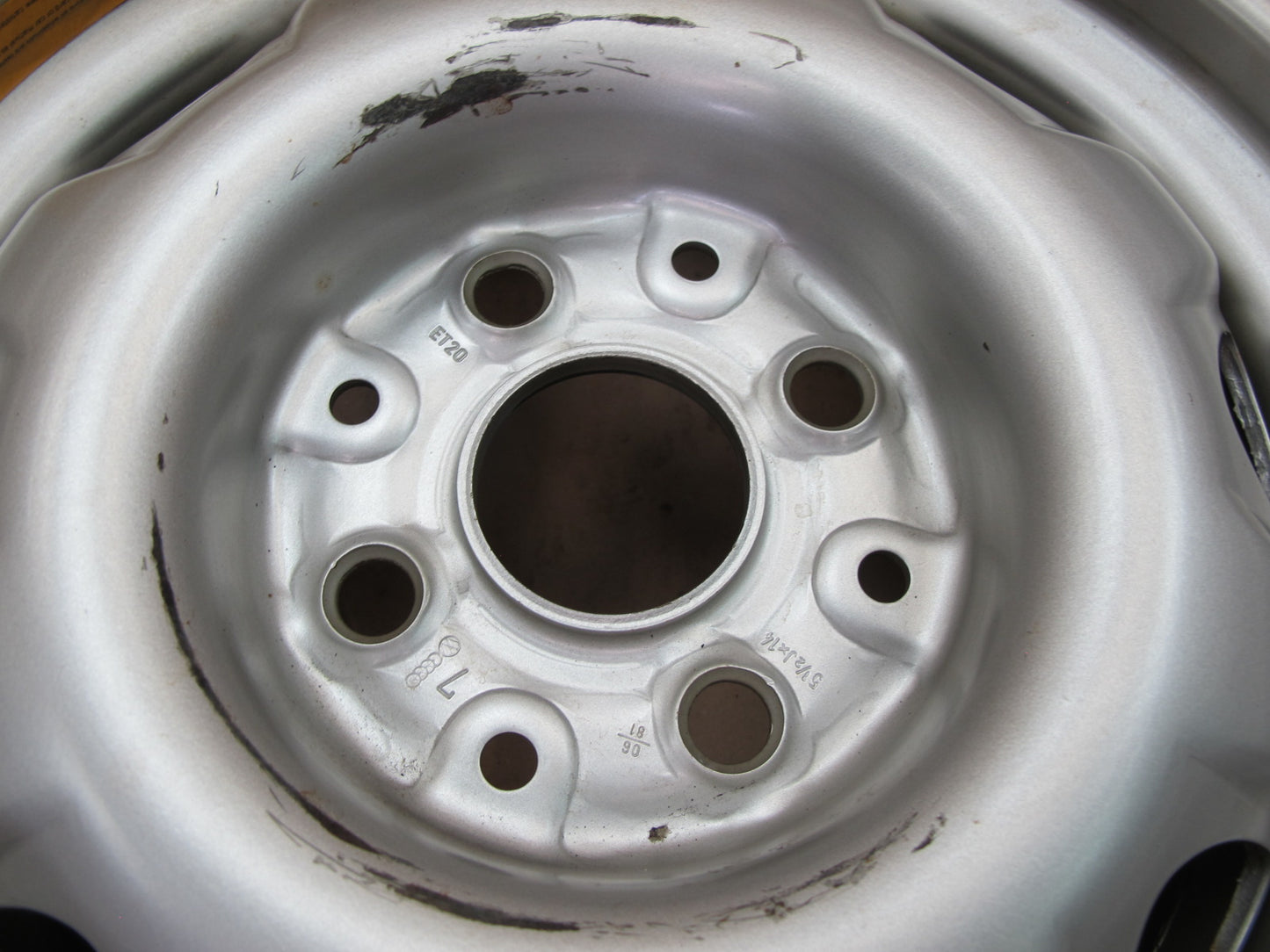 77-83 Porsche 924 Spare Tire 14" R14 Wheel 14x5.5J ET20