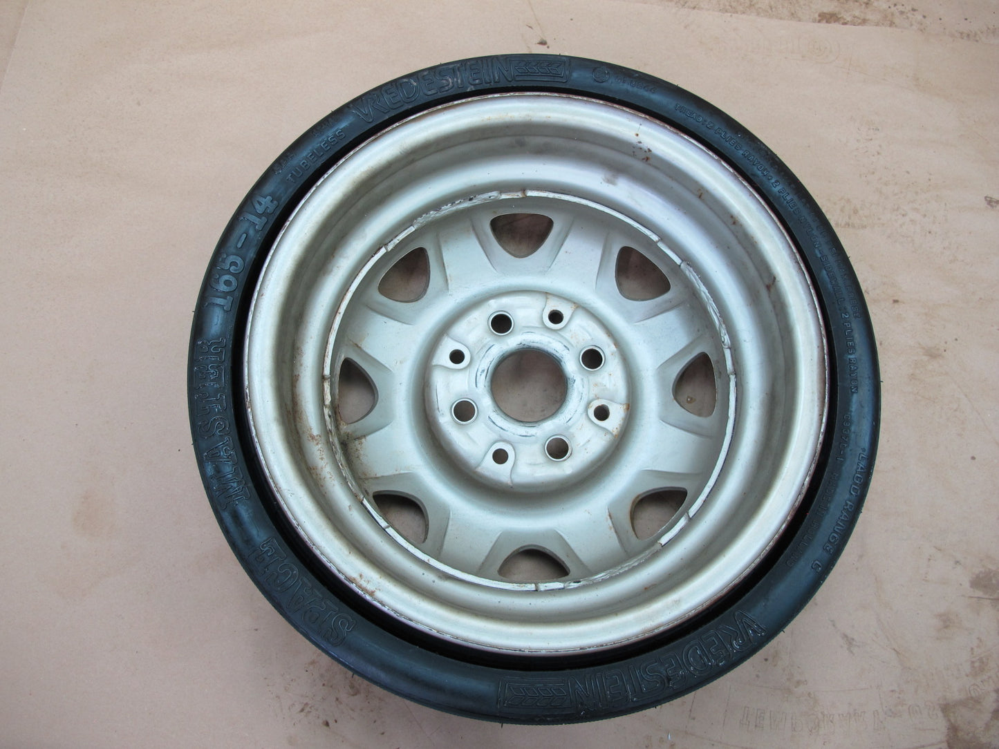 77-83 Porsche 924 Spare Tire 14" R14 Wheel 14x5.5J ET20