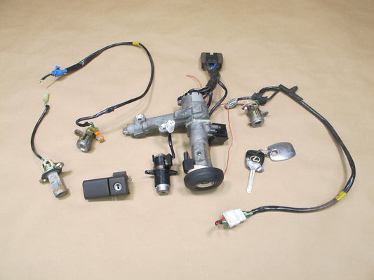 90-94 Lexus UCF10 LS400 Ignition Switch Lock Cylinder KEY Set OEM