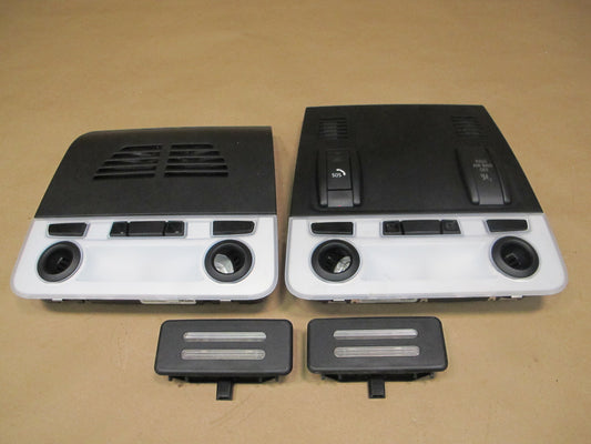 08-13 BMW E92 Coupe M3 Front & Rear Overhead Console Light Set OEM
