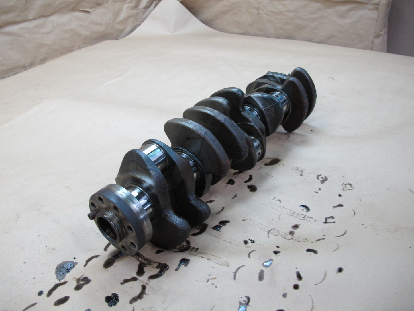 03-06 Dodge Sprinter 2.7L Diesel OM647LA Engine Crankshaft Unit 250k Miles OEM