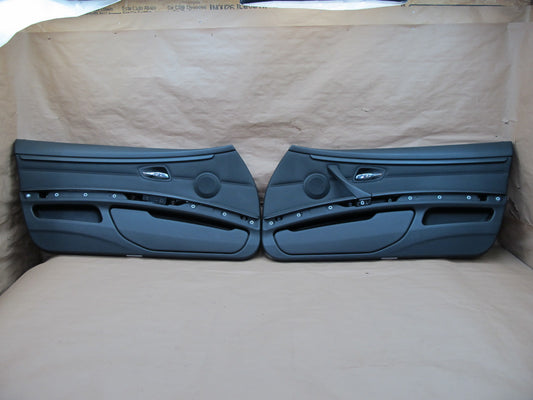 07-13 BMW E92 E93 3-SERIES Set of 2 Door Interior Trim Panel Black OEM