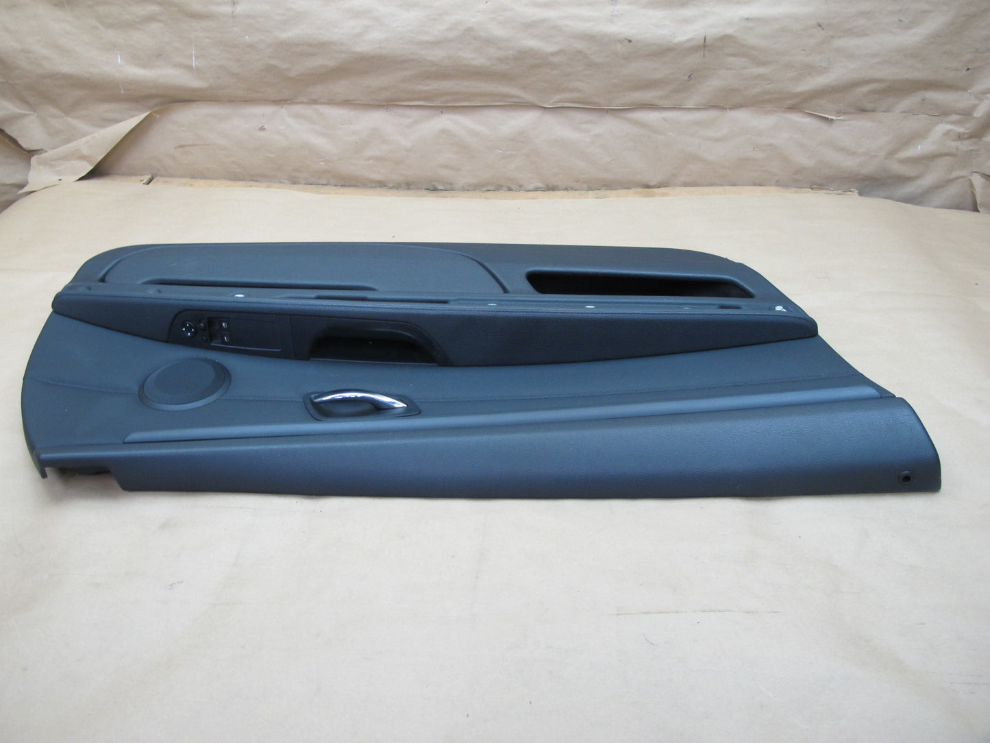 07-13 BMW E92 E93 3-SERIES Set of 2 Door Interior Trim Panel Black OEM