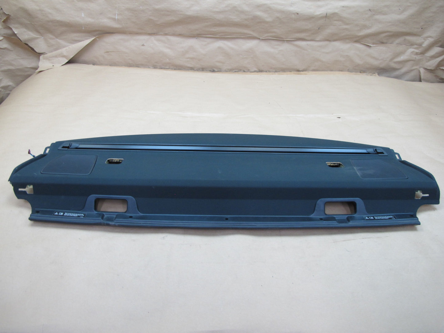 07-13 BMW E92 Coupe Rear Parcel Shelf Trim Panel w Sunshade Cover OEM