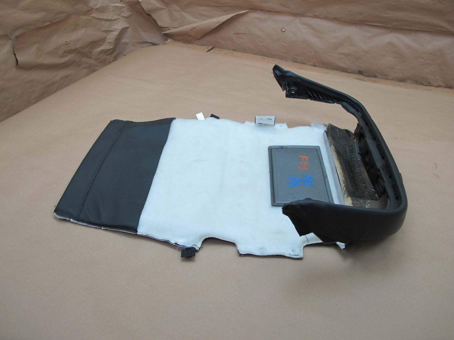 12-18 BMW F06 F12 F13 6-SERIES Front Right Side Upper Backrest Seat Cover OEM