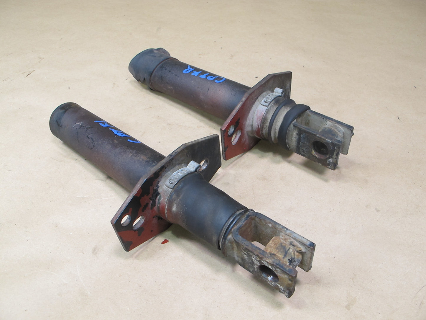 77-82 Porsche 924 Set of 2 Front or Rear Bumper Impact Shock Absorber OEM