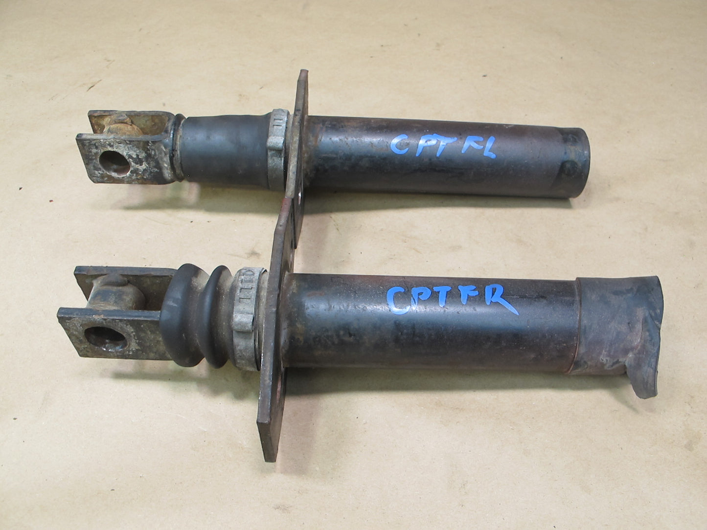 77-82 Porsche 924 Set of 2 Front or Rear Bumper Impact Shock Absorber OEM