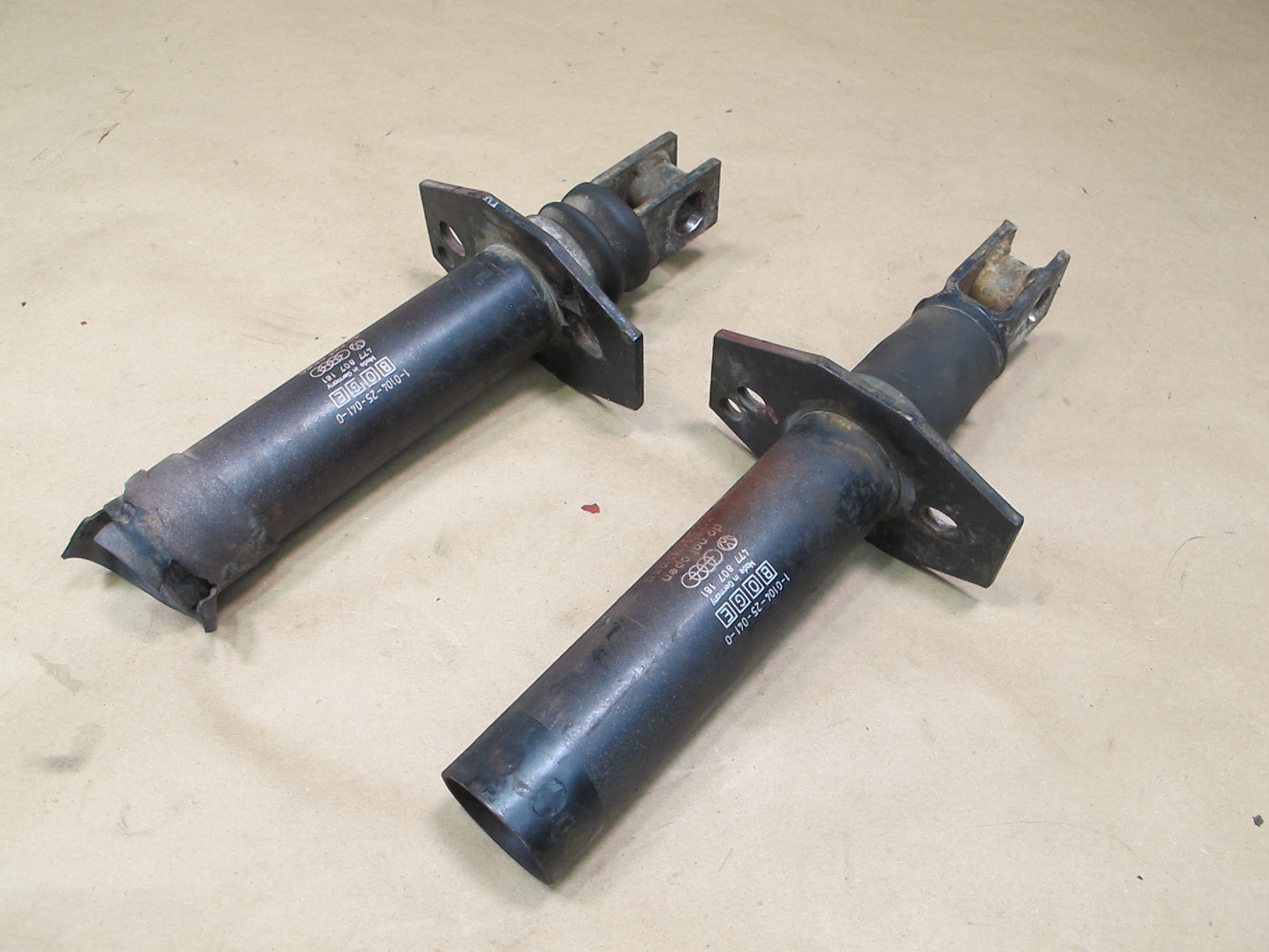 77-82 Porsche 924 Set of 2 Front or Rear Bumper Impact Shock Absorber OEM