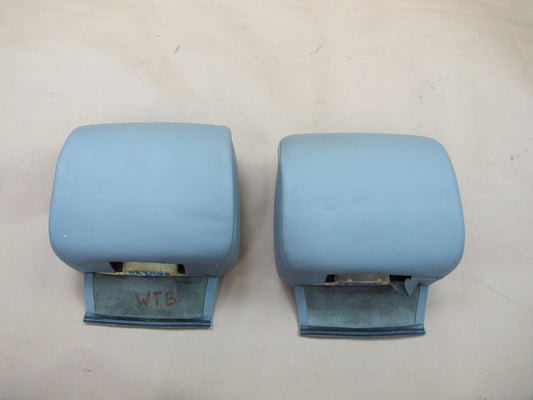 07-10 BMW E93 3-SERIES Convertible Front Left & Right Leather Headrest OEM
