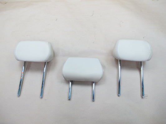 12-18 BMW F30 3-SERIES Set of 3 Rear Seat Leather Headrest OEM
